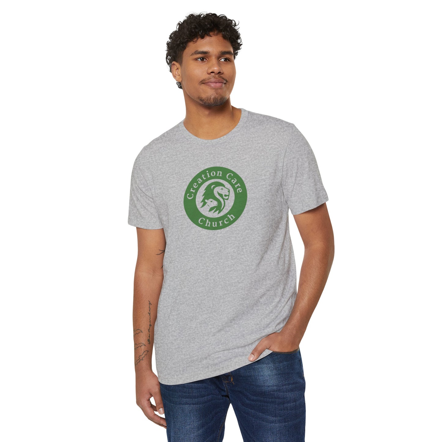 Creation Care Church - Green Seal - Unisex Recycled Organic T-Shirt