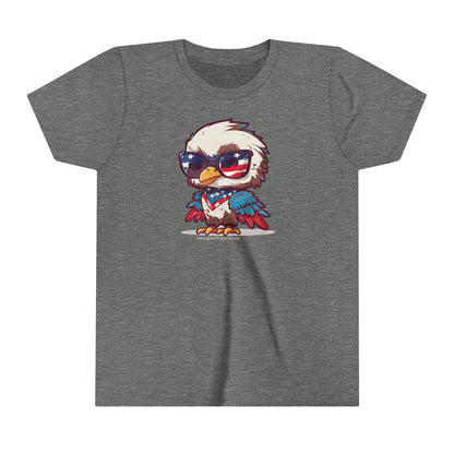 Patriotic Baby Bald Eagle - Youth Short Sleeve Tee