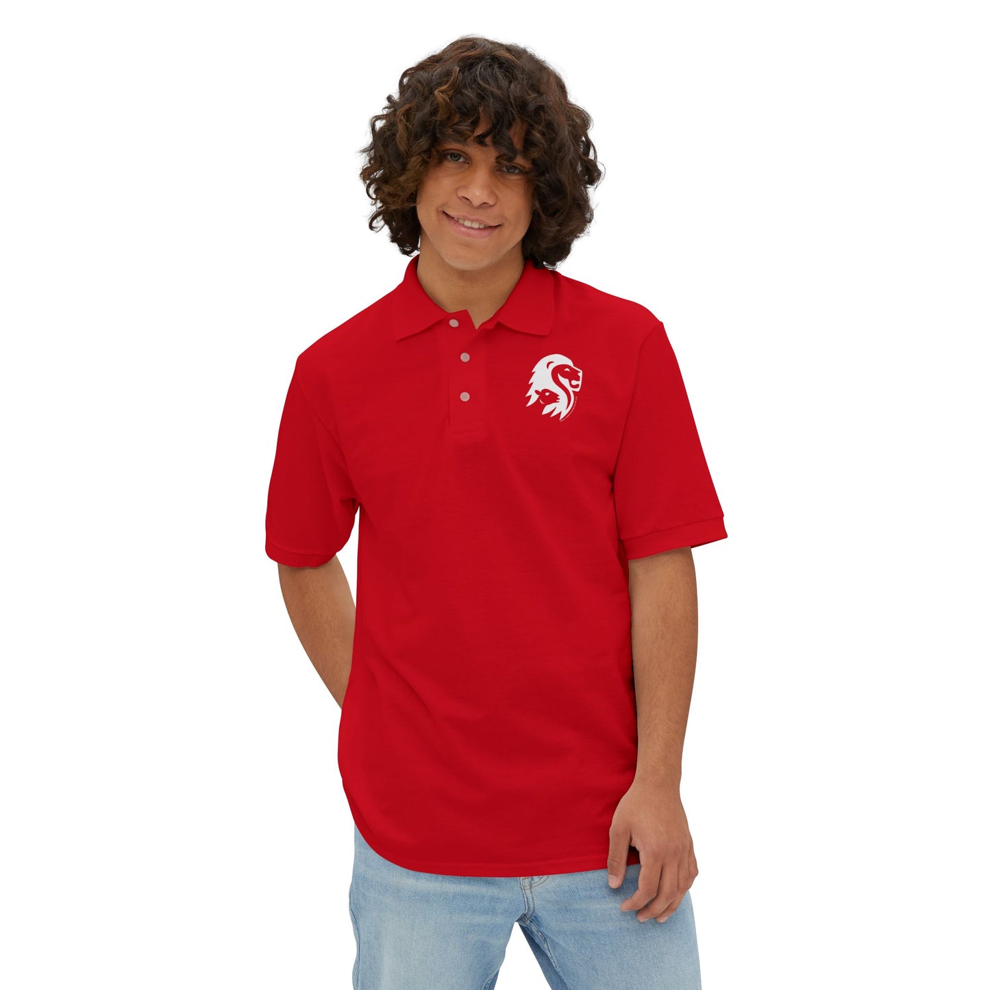 Creation Care Church symbol - Men's Piqué Polo