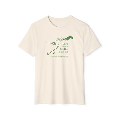 Creation Care Church - Green Good News for All Creation - Unisex Recycled Organic T-Shirt