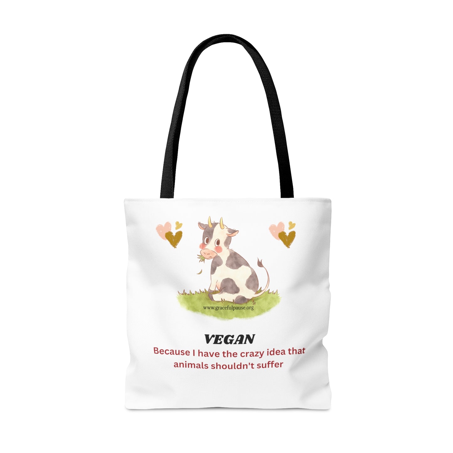 Vegan because... Tote Bag