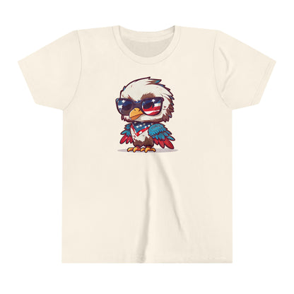 Patriotic Baby Bald Eagle - Youth Short Sleeve Tee