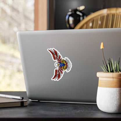 Patriotic Bald Eagle in Flight - Kiss-Cut Vinyl Decals