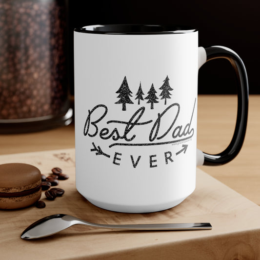 Best dad ever - Accent Mug