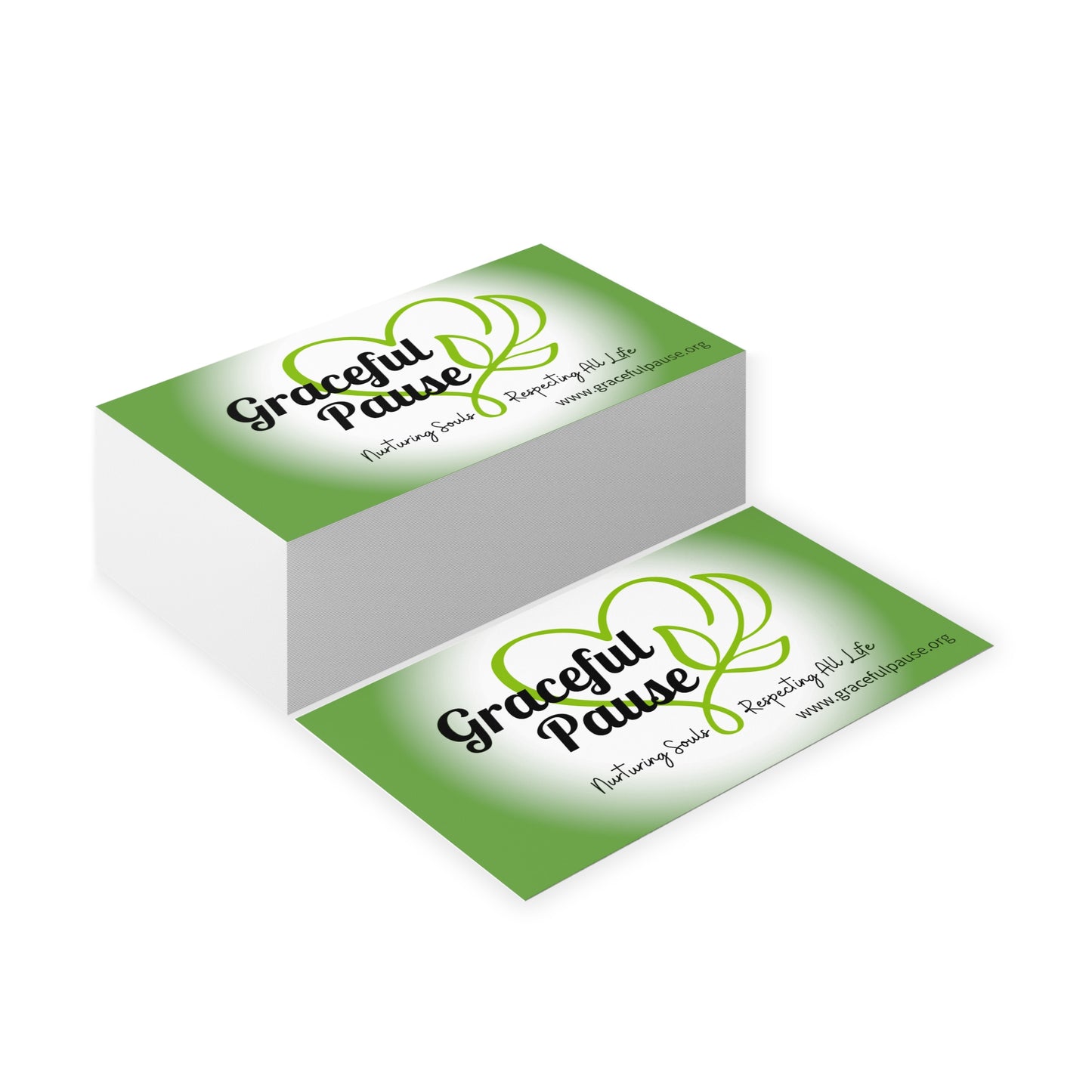 Graceful Pause Logo - Business Cards