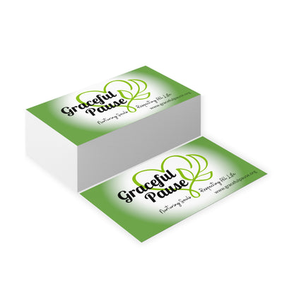 Graceful Pause Logo - Business Cards