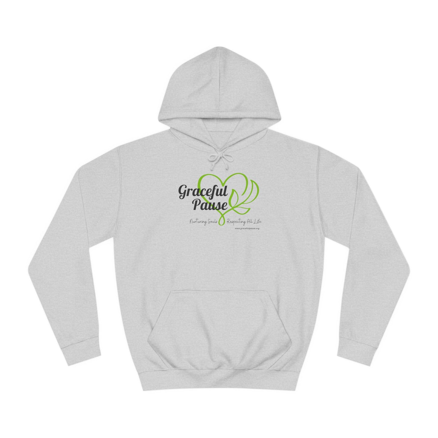 Graceful Pause Logo - Unisex College Hoodie