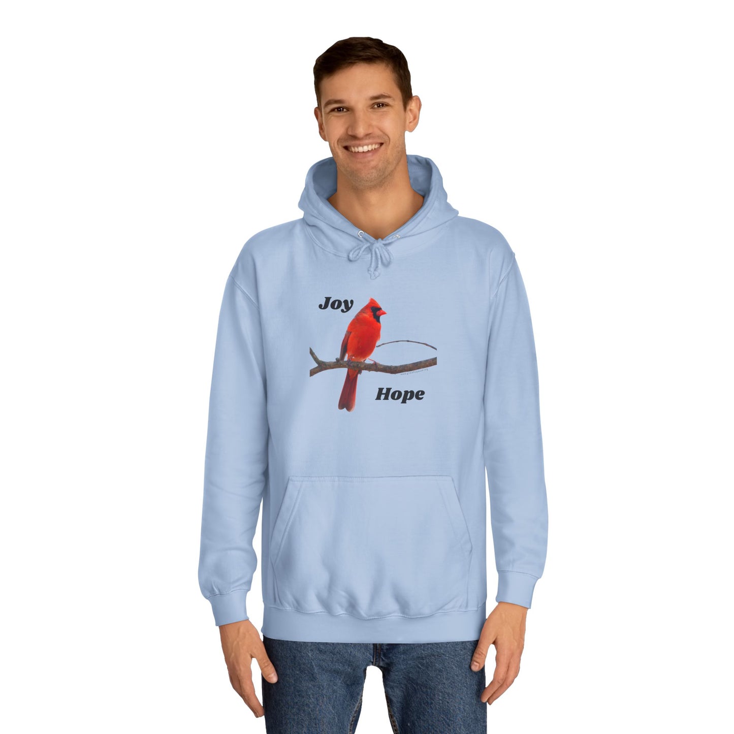 Cardinal - Joy and Hope - Unisex College Hoodie