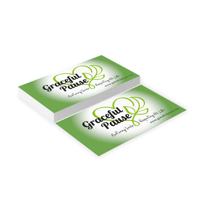 Graceful Pause Logo - Business Cards