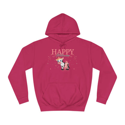 Happy Halloween - Cow - Unisex College Hoodie