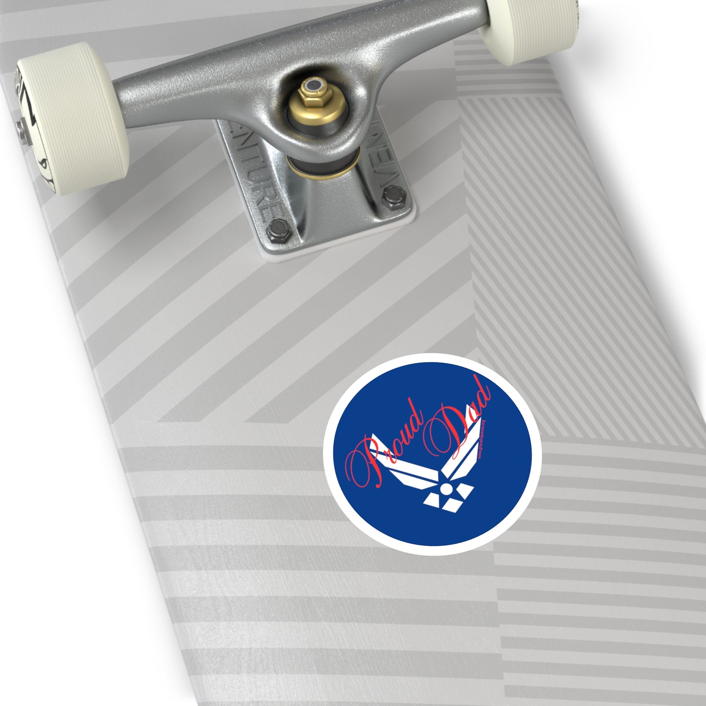 Proud Dad - Air Force - Round Stickers, Indoor\Outdoor