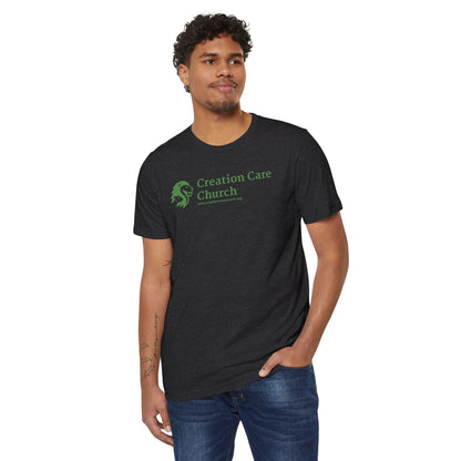 Creation Care Church Green Logo - Unisex Recycled Organic T-Shirt