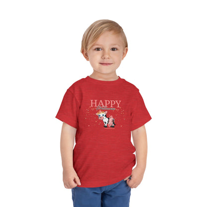 Happy Halloween - Princess Cow - Toddler Short Sleeve Tee