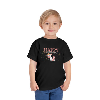 Happy Halloween - Princess Cow - Toddler Short Sleeve Tee