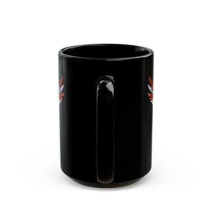 Patriotic Eagle in Flight - Black Mug