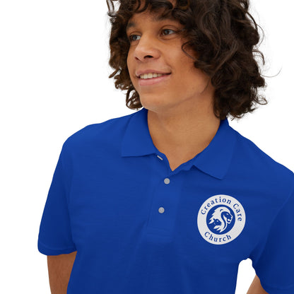 Creation Care Church logo - Men's Piqué Polo