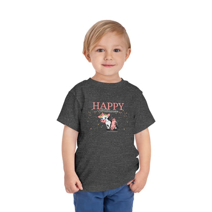 Happy Halloween - Princess Cow - Toddler Short Sleeve Tee