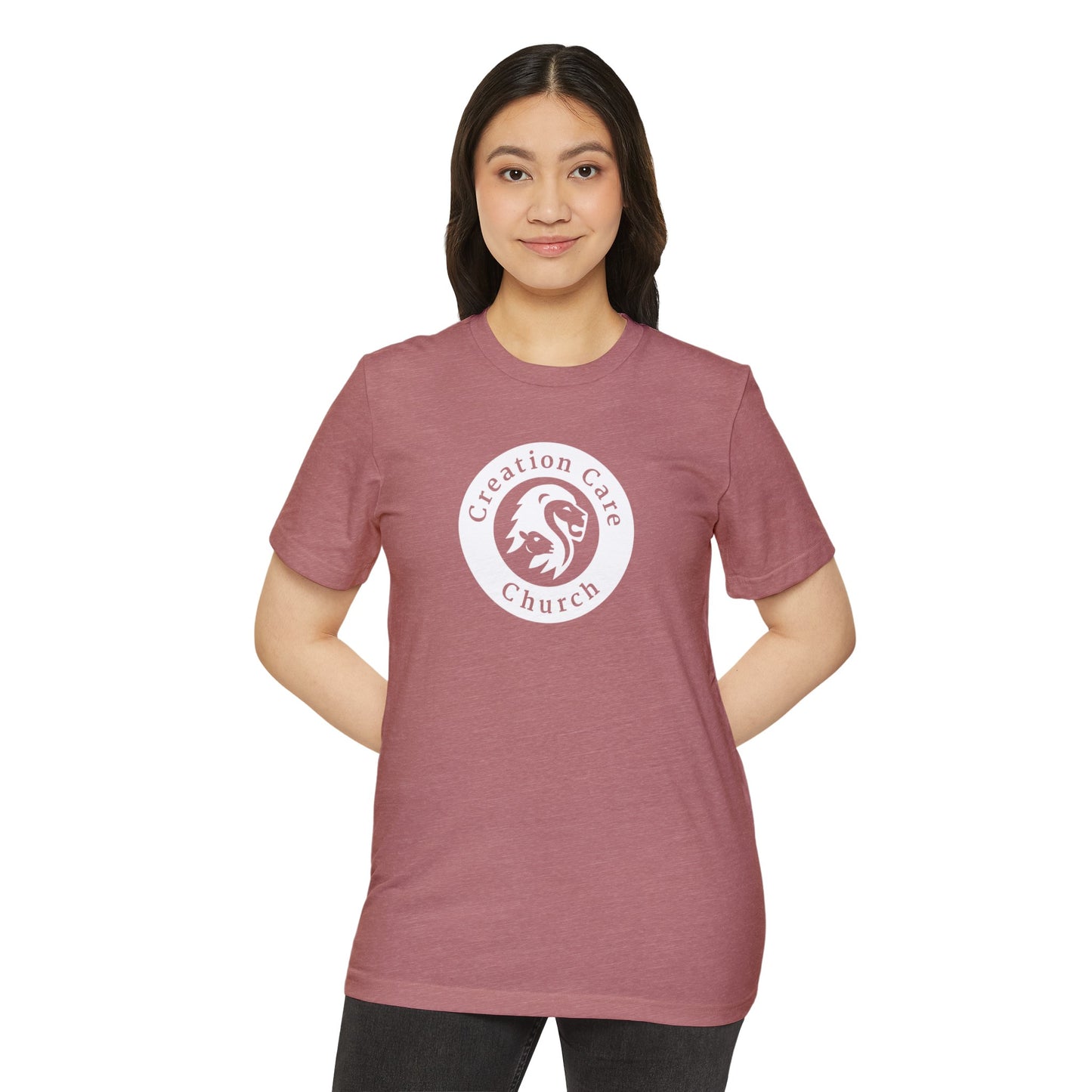 Creation Care Church - White Seal - Unisex Recycled Organic T-Shirt