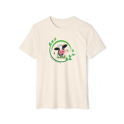 Pleading Cow - Unisex Recycled Organic T-Shirt