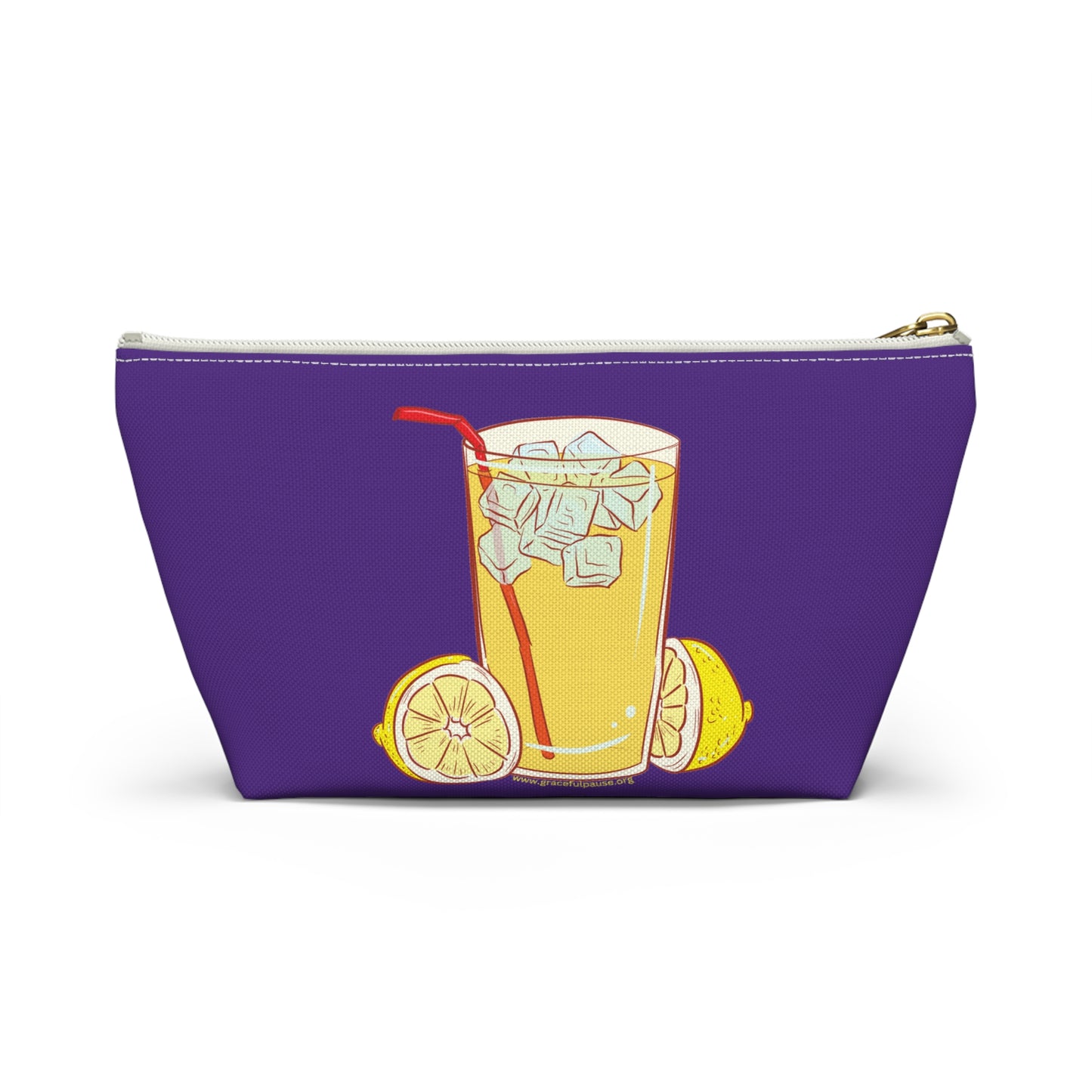 When life gives you lemons - Accessory Pouch w T-bottom