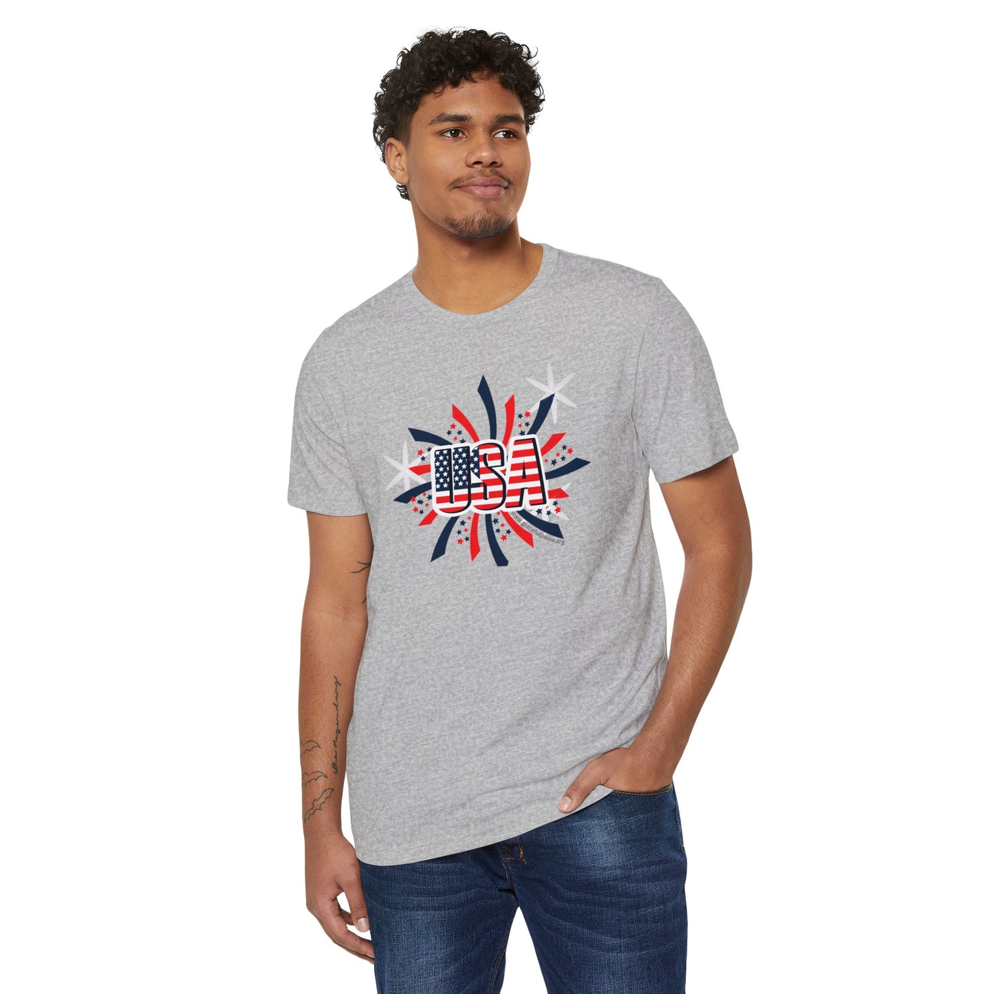 USA - Unisex Recycled Organic T-Shirt