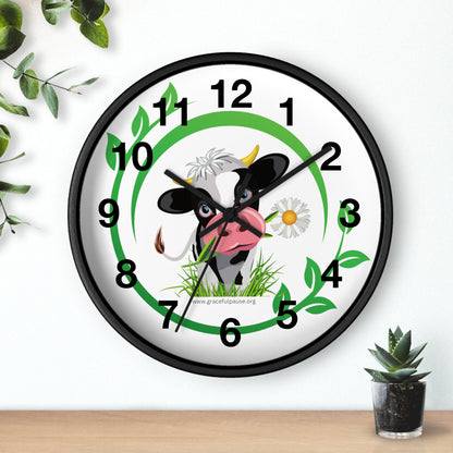 Pleading Cow - Wall Clock