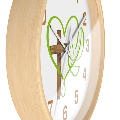 Christian Vegan - Wall Clock