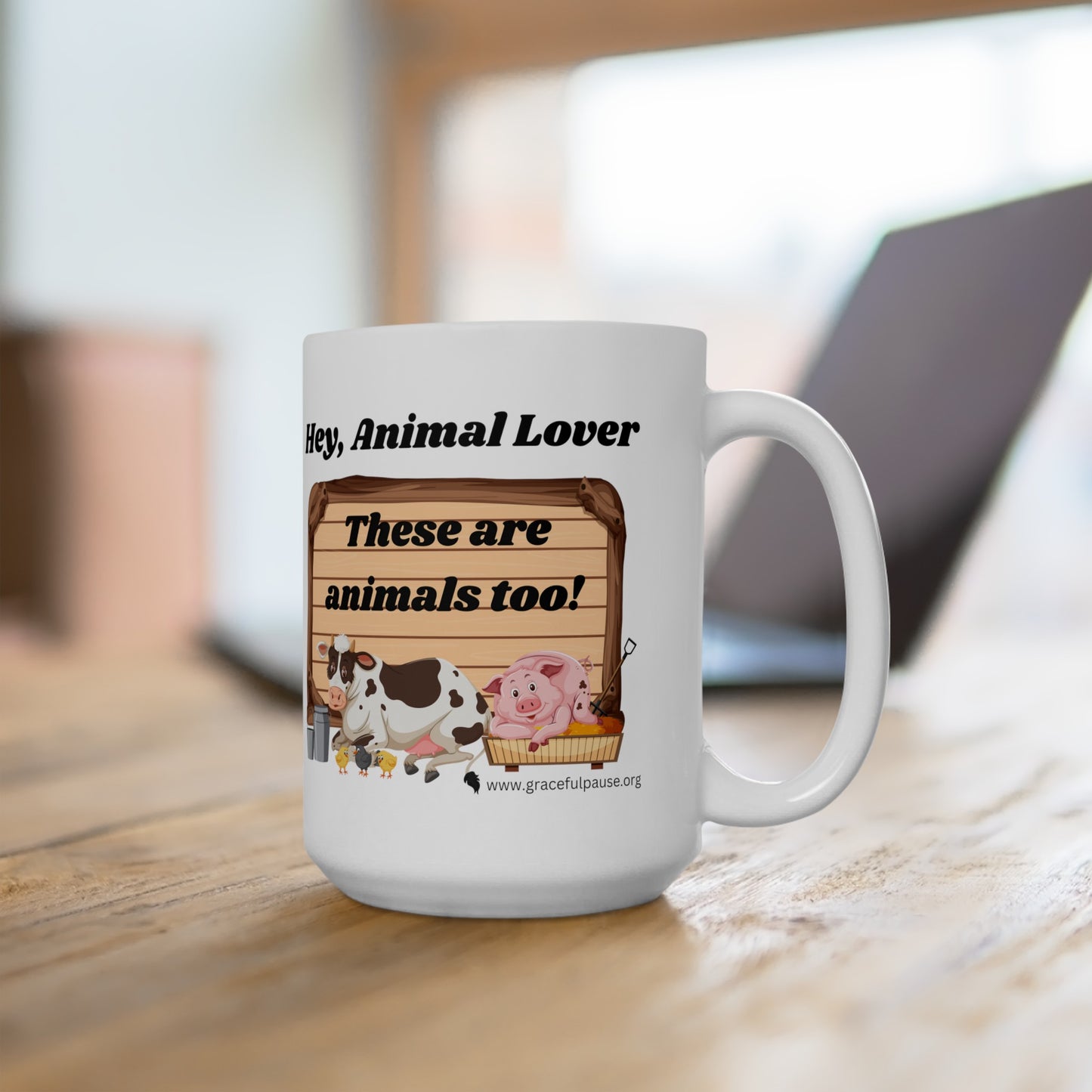 These are Animals Too - Ceramic Mug, (11oz, 15oz)