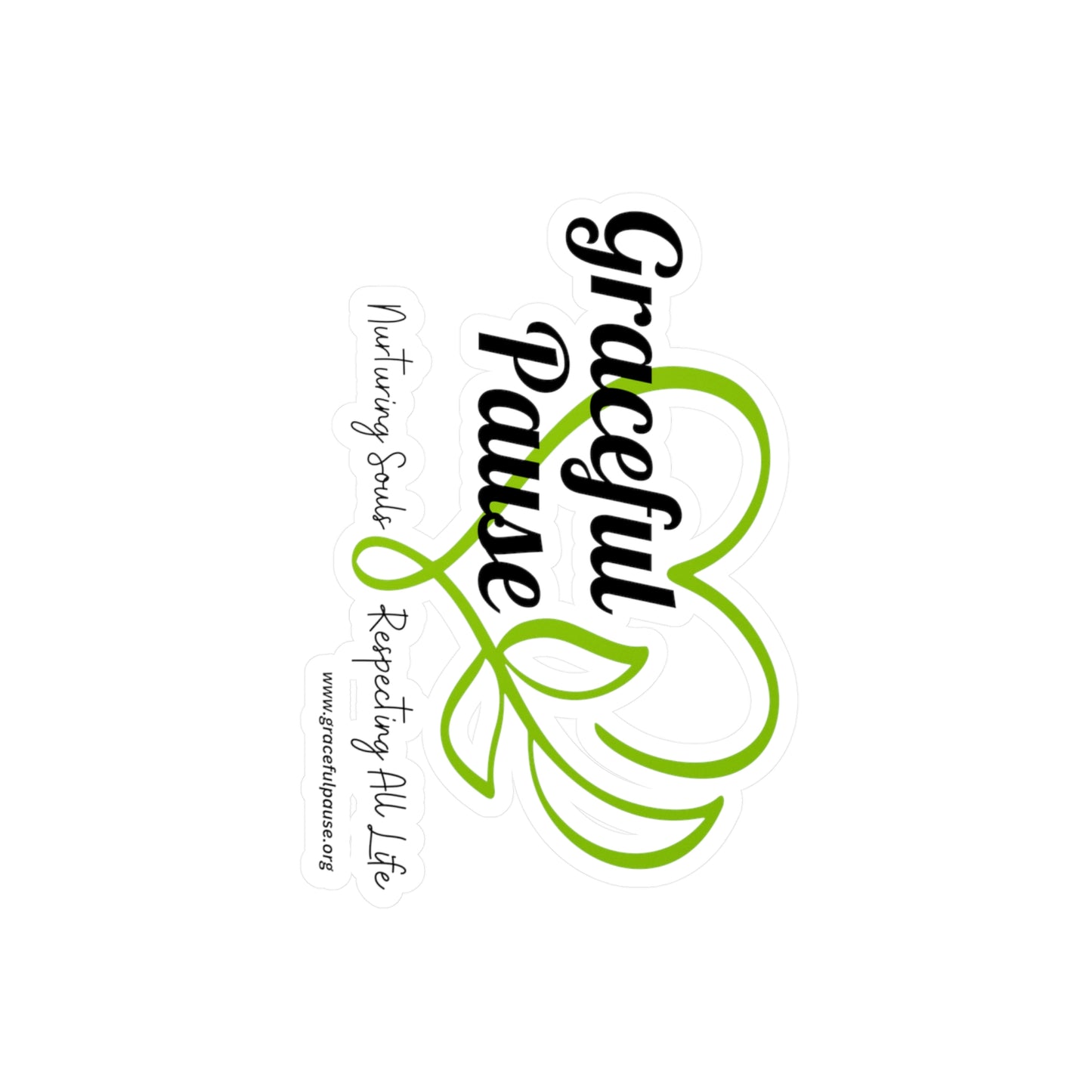 Graceful Pause Logo - Kiss-Cut Vinyl Decals