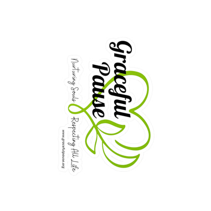 Graceful Pause Logo - Kiss-Cut Vinyl Decals