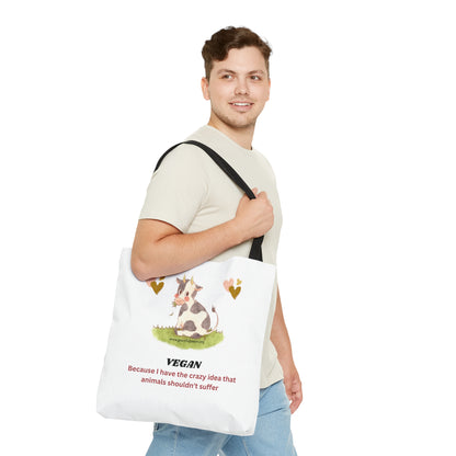 Vegan because... Tote Bag