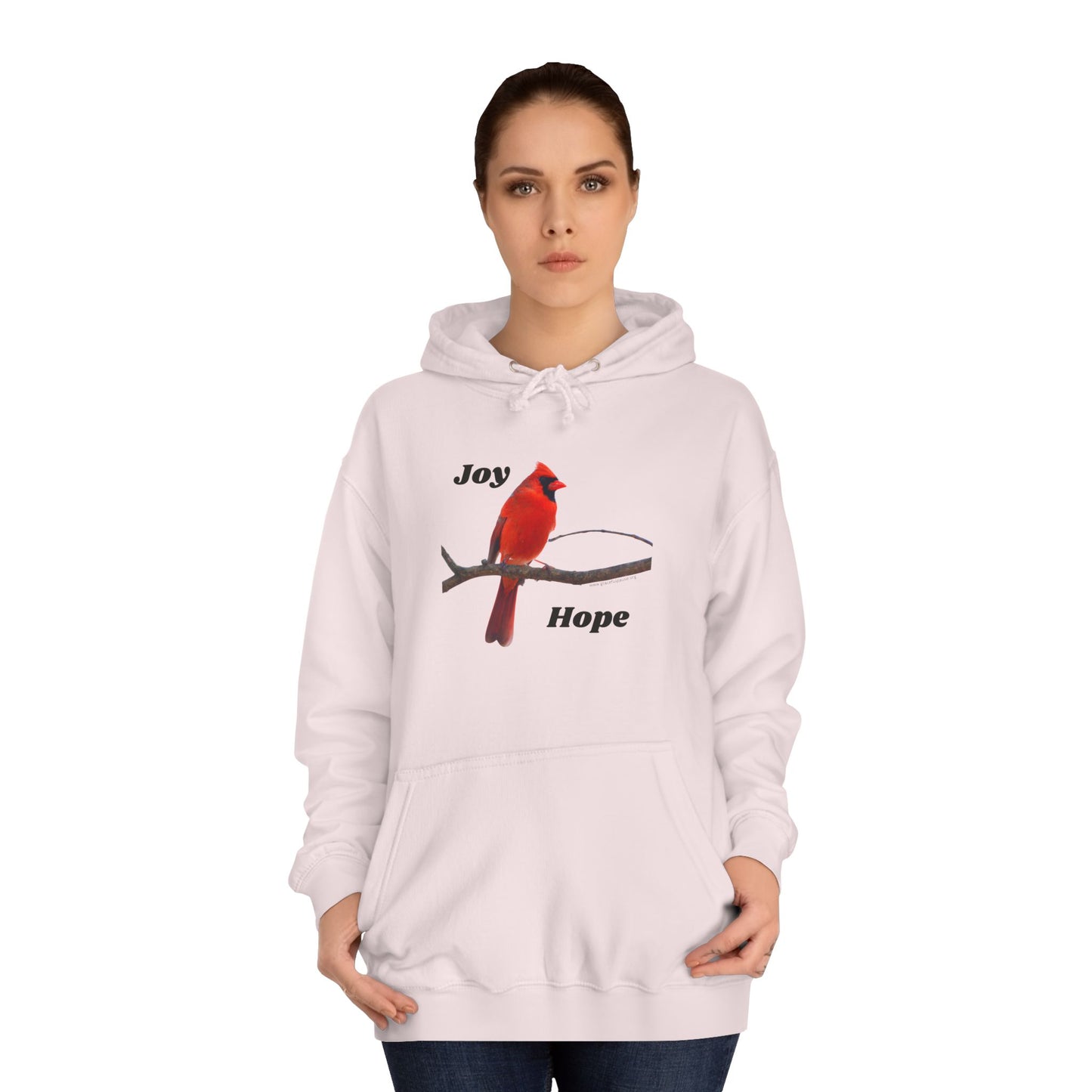 Cardinal - Joy and Hope - Unisex College Hoodie