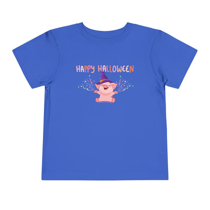 Happy Halloween - Pig - Toddler Short Sleeve Tee