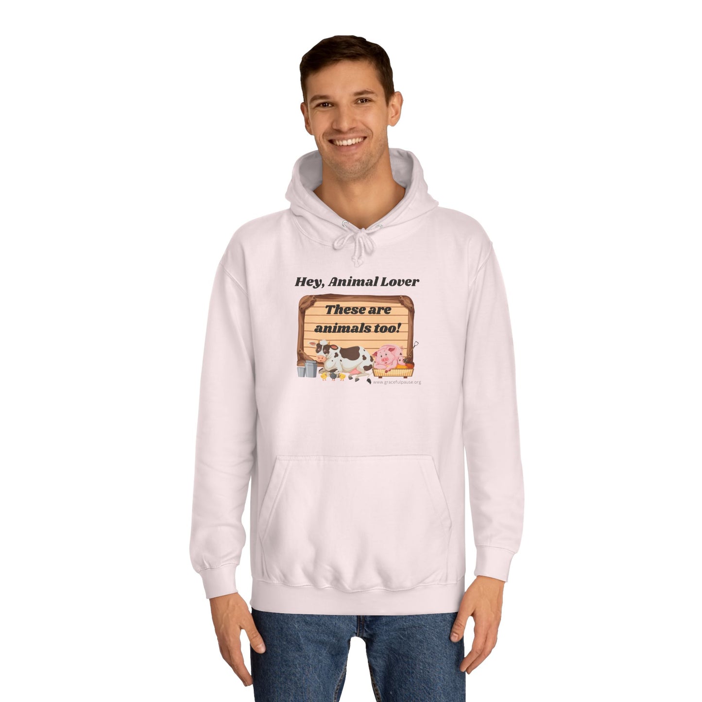 These are animals too - Unisex College Hoodie