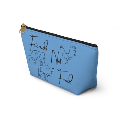 Friends Not Food - Accessory Pouch w T-bottom