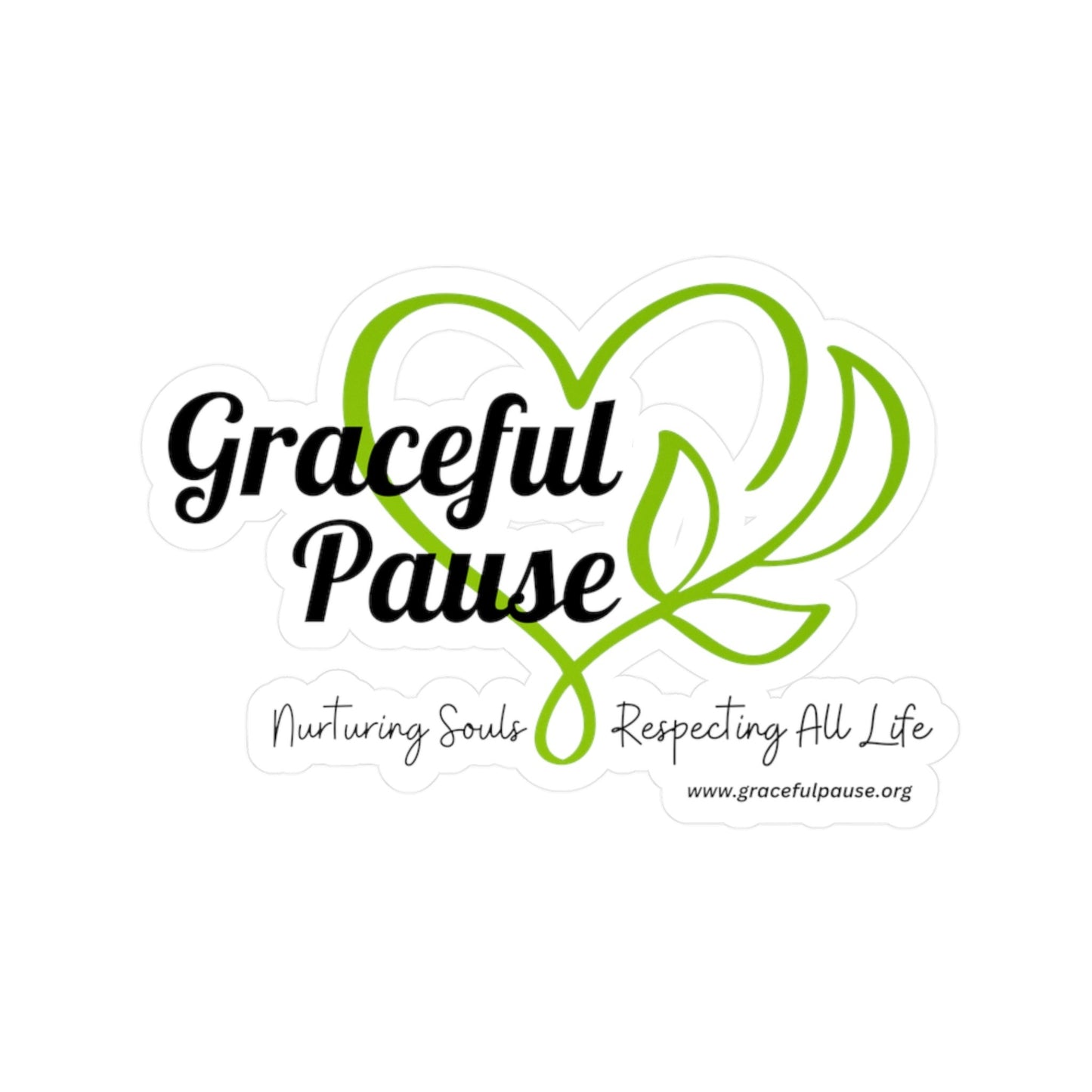 Graceful Pause Logo - Kiss-Cut Vinyl Decals