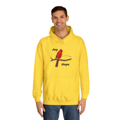 Cardinal - Joy and Hope - Unisex College Hoodie