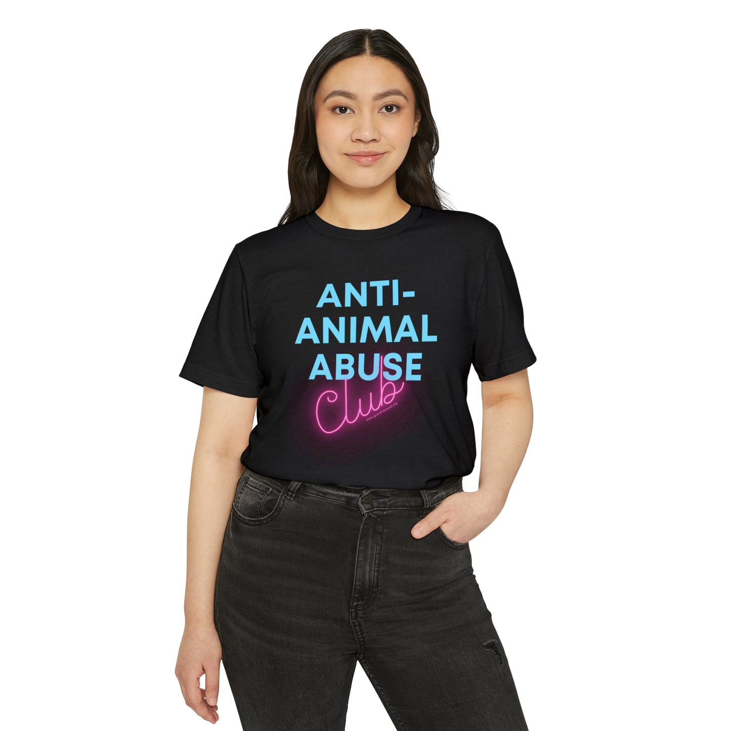 Anti-animal abuse club - Unisex Recycled Organic T-Shirt