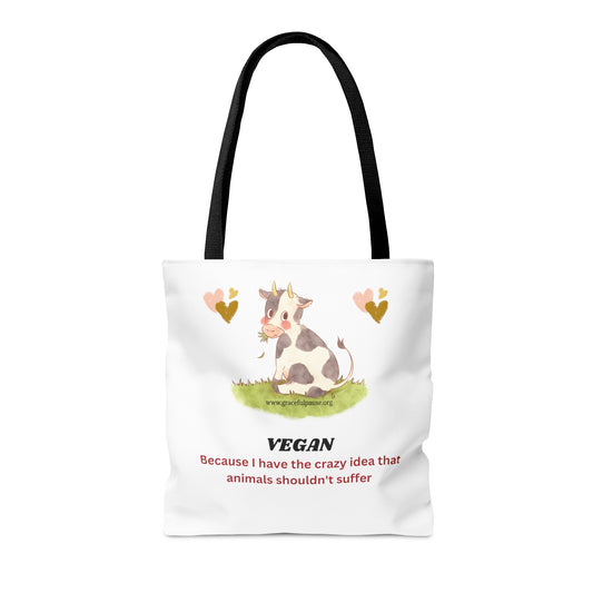 Vegan because... Tote Bag