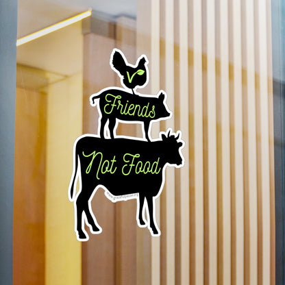 Friends Not Food - indoor/outdoor Kiss-Cut Vinyl Decals