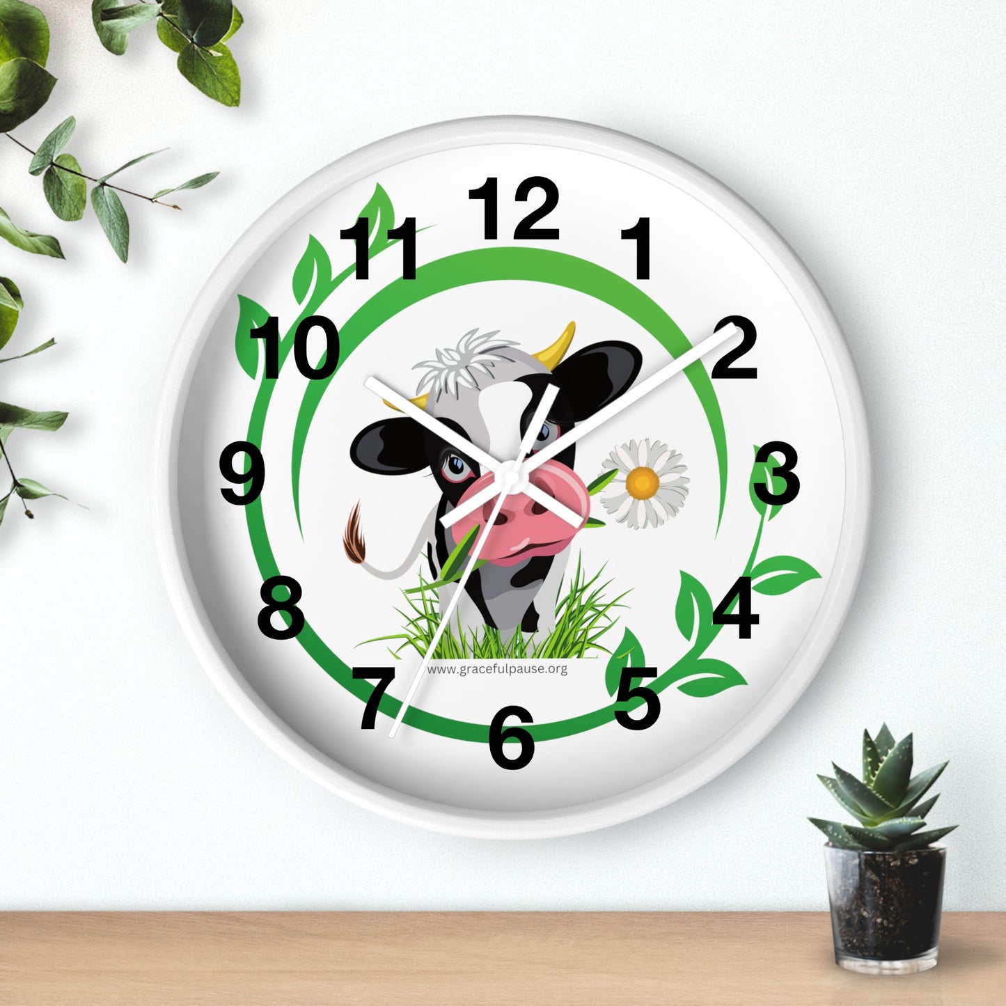 Pleading Cow - Wall Clock