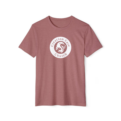 Creation Care Church - White Seal - Unisex Recycled Organic T-Shirt