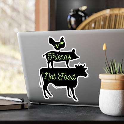 Friends Not Food - indoor/outdoor Kiss-Cut Vinyl Decals