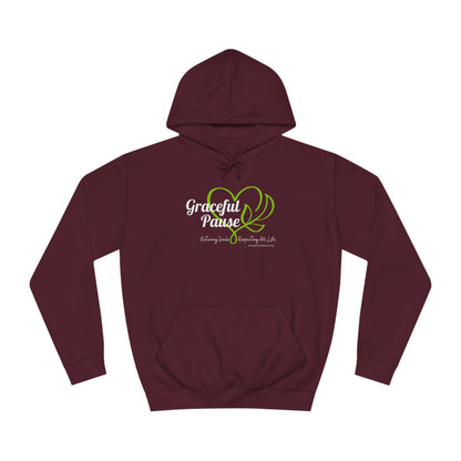 Graceful Pause Logo - Unisex College Hoodie