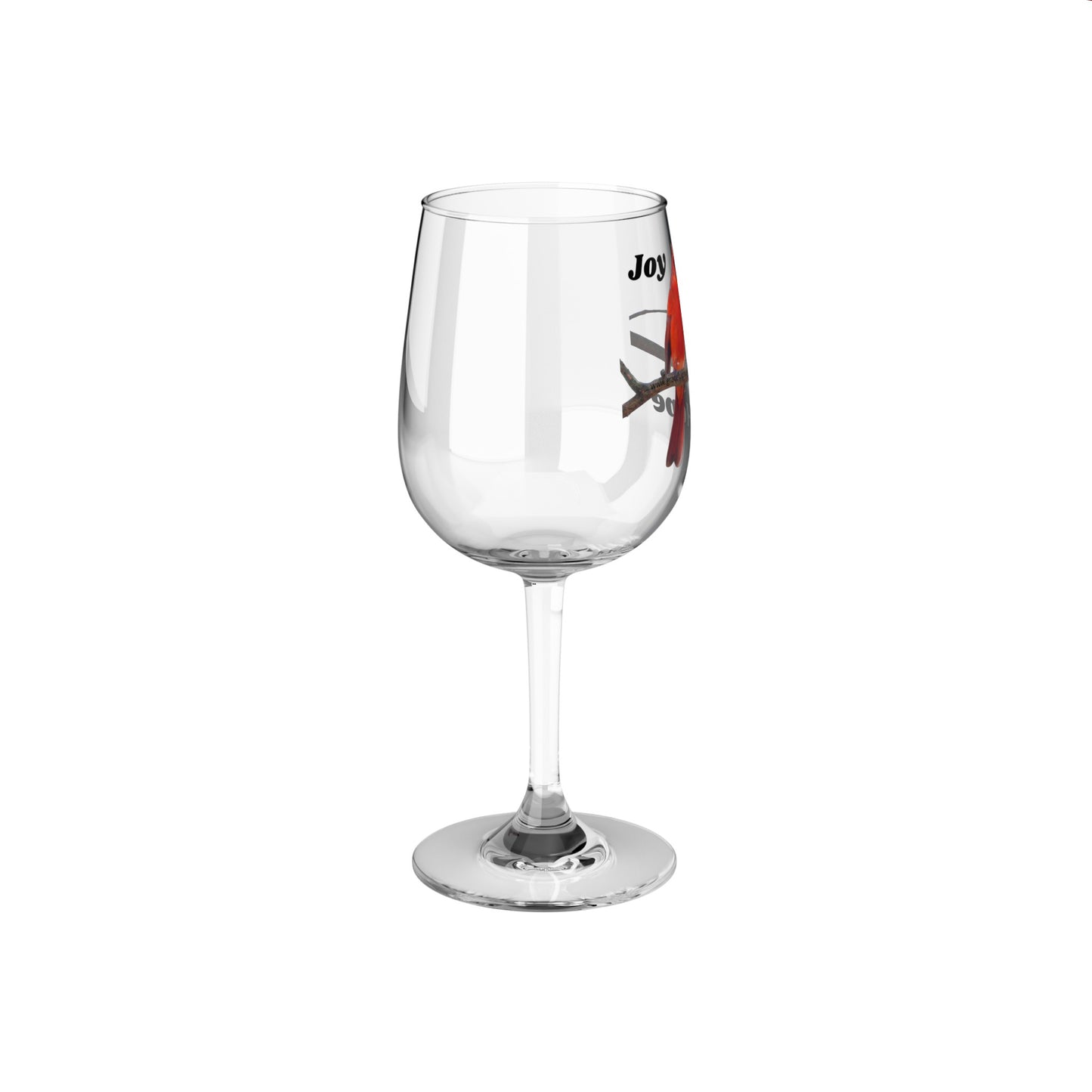 Joy and Hope Cardinal - Wine Glass, 12oz