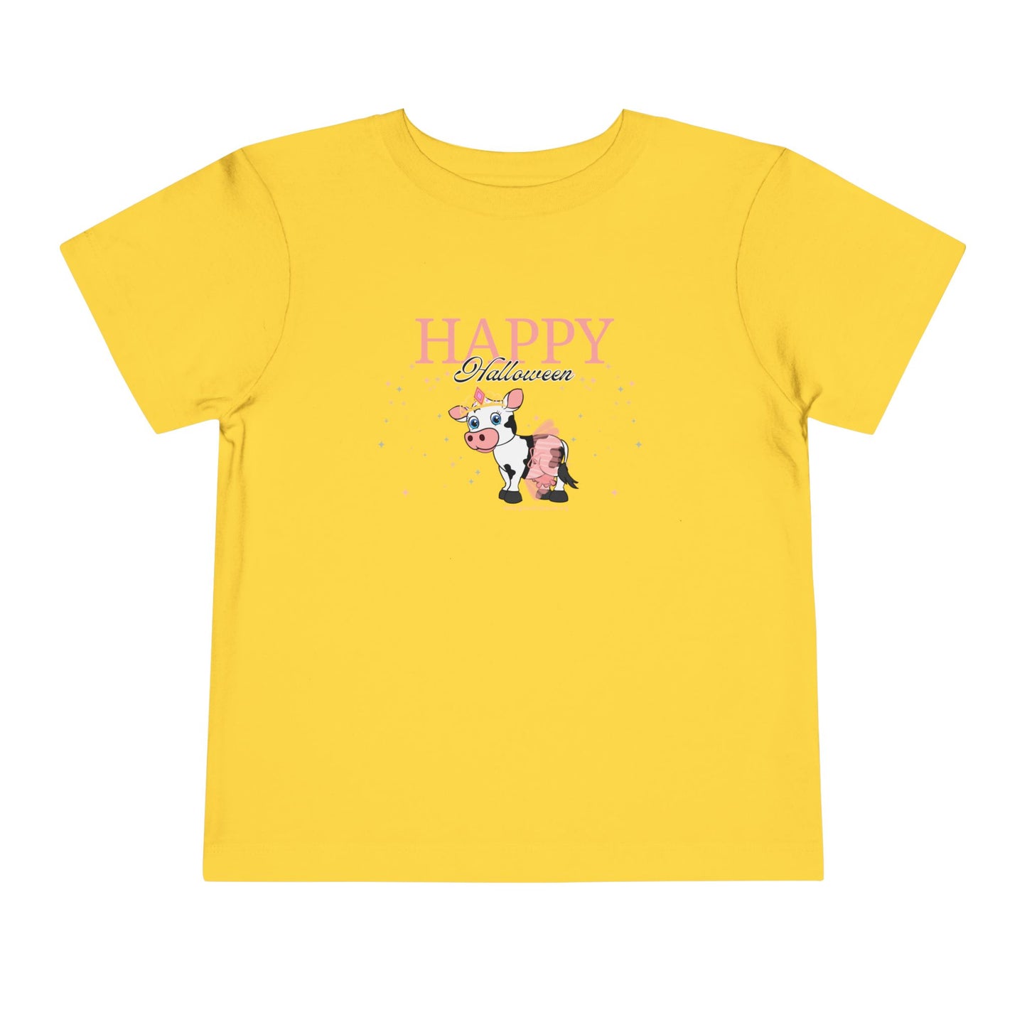 Happy Halloween - Princess Cow - Toddler Short Sleeve Tee