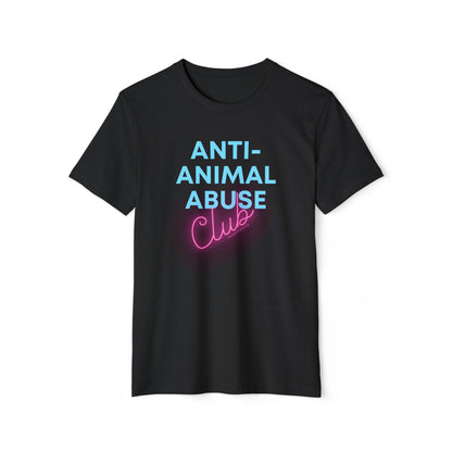 Anti-animal abuse club - Unisex Recycled Organic T-Shirt