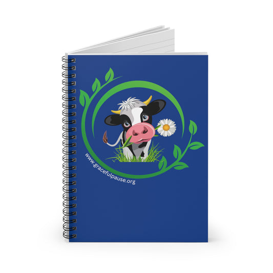 Pleading Cow - Spiral Notebook - Ruled Line