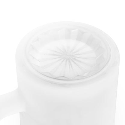 Why are ghosts vegan? - Frosted Glass Beer Mug