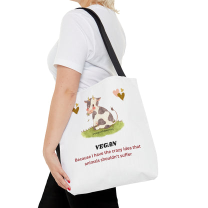 Vegan because... Tote Bag